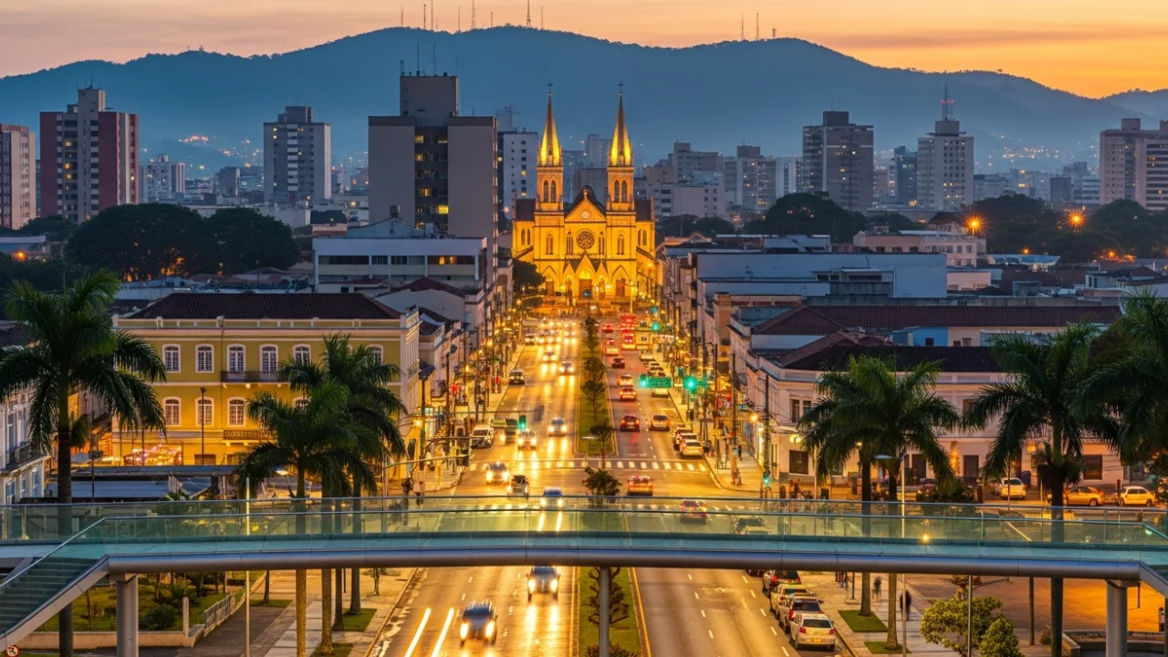Vista da região de Taubaté